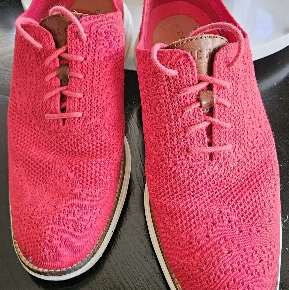 Cole Haan MENS RED Knit Sneakers